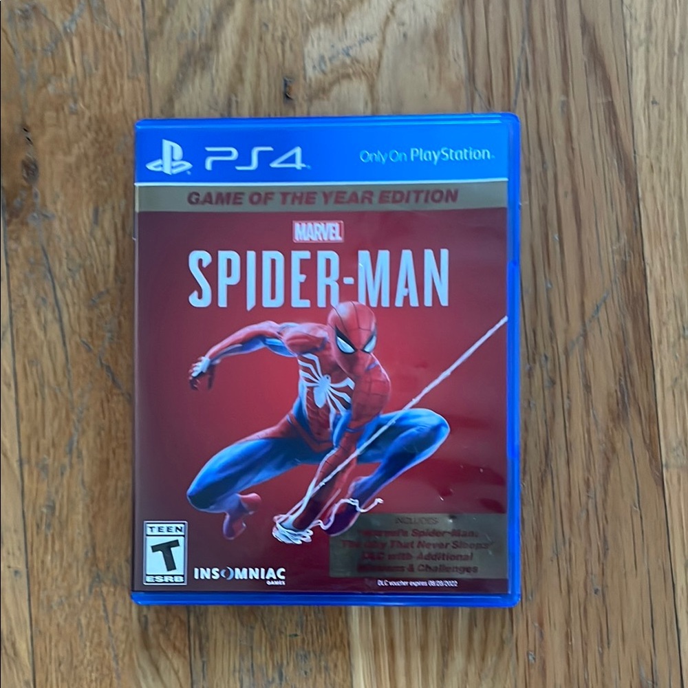 Spiderman Blue and Red PS4 Video Game